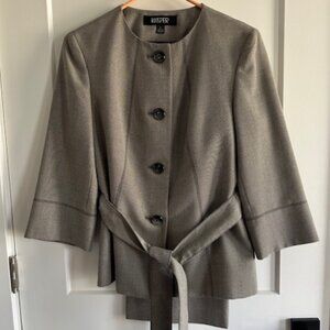 Gray Kasper Pant Suit Size 6